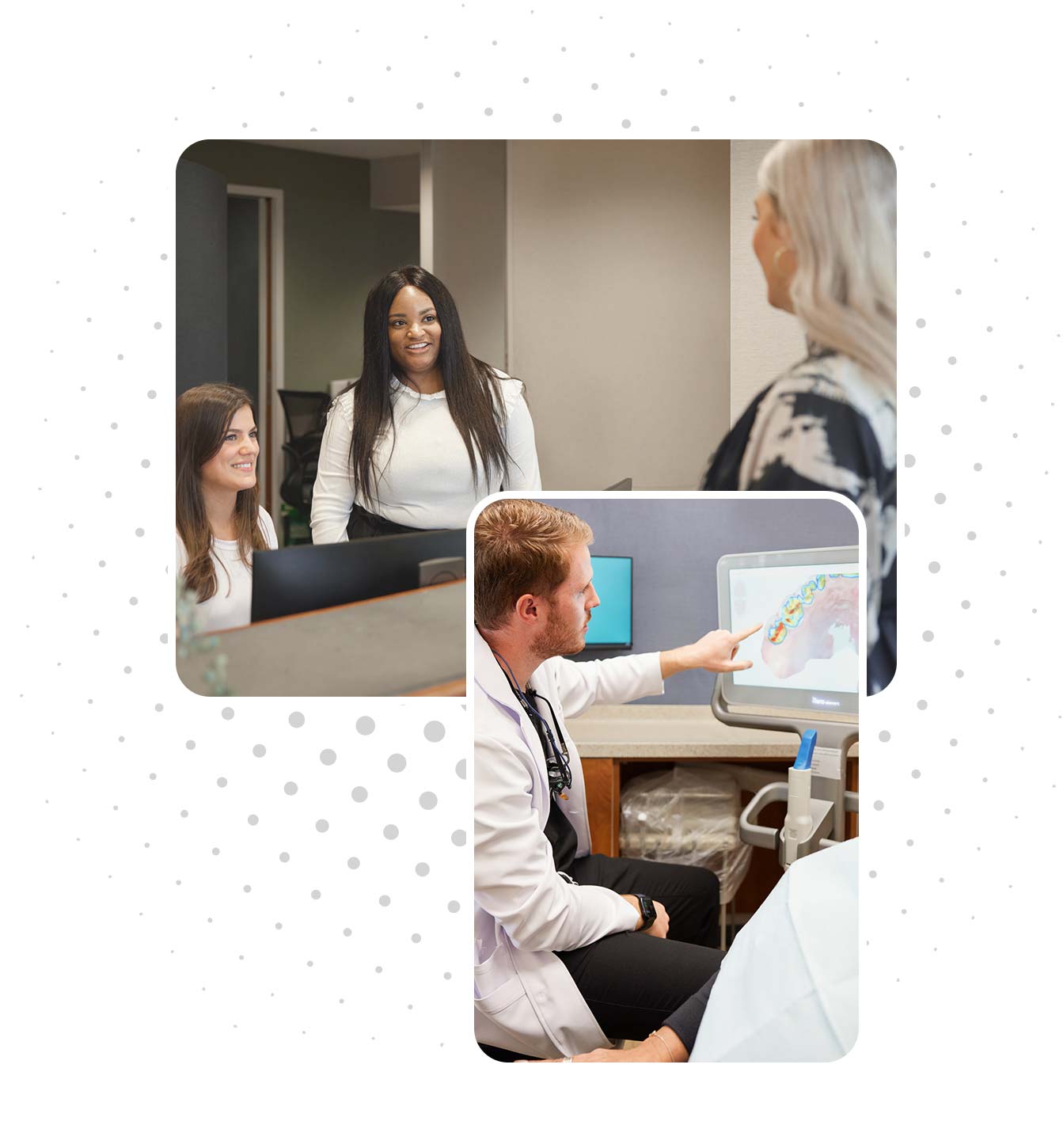 Modern Family Dentistry (collage graphic)