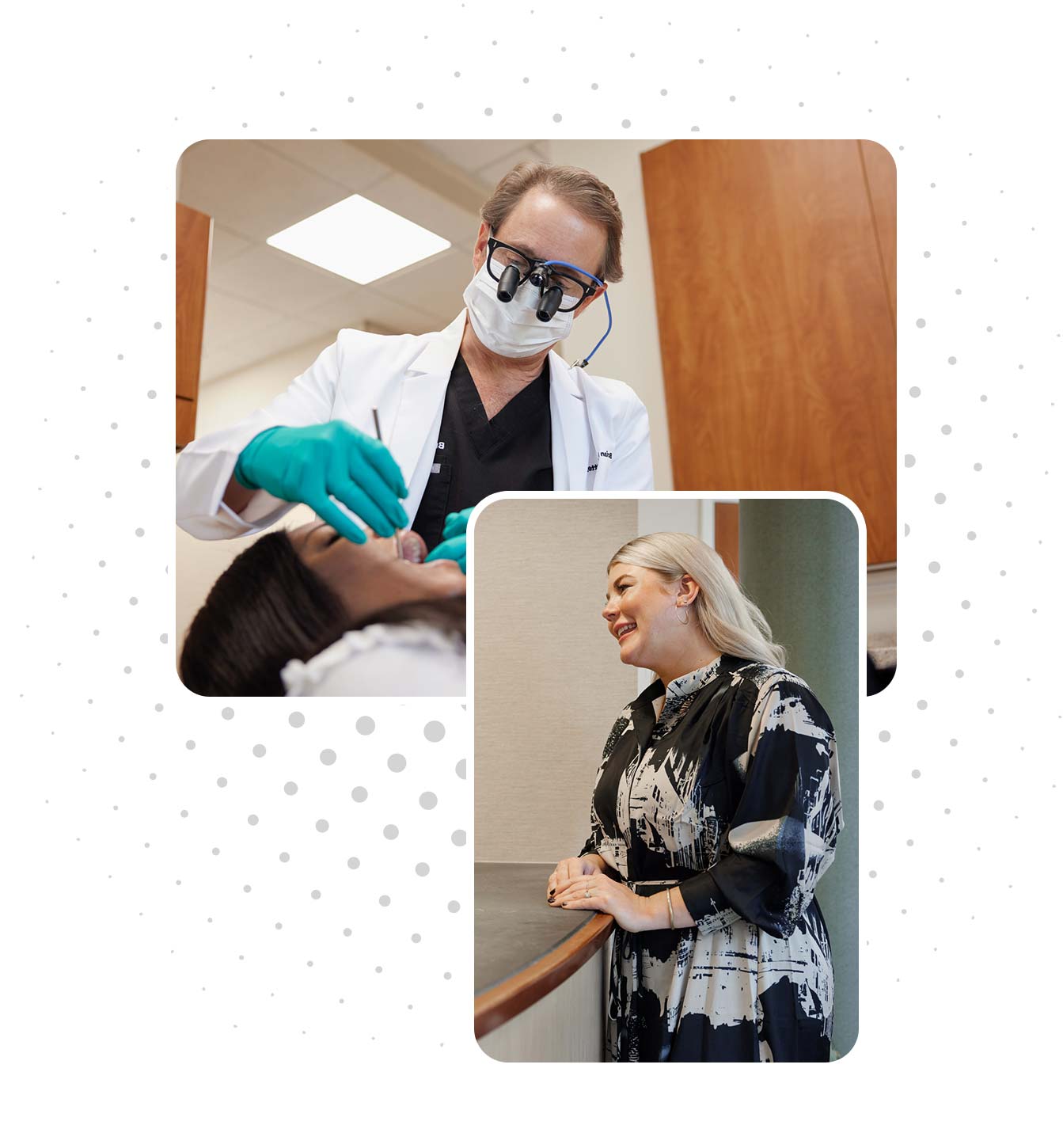 Modern Family Dentistry (collage graphic)